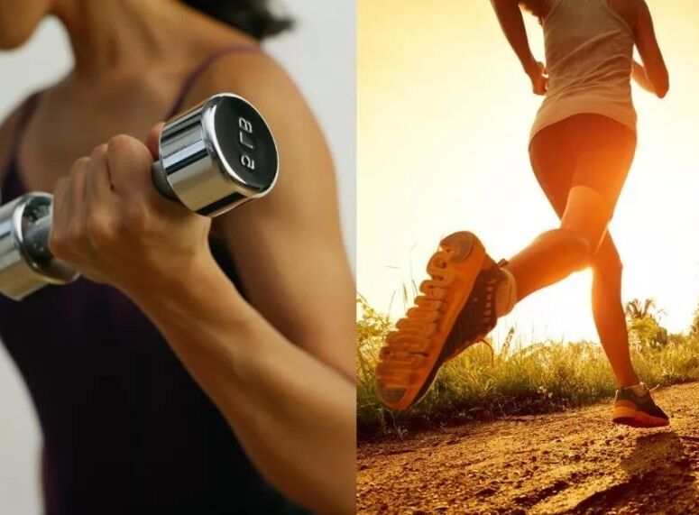 Cardiovascular training and strength