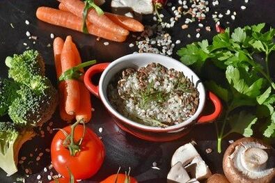 The menu is close to the plan for a healthy diet