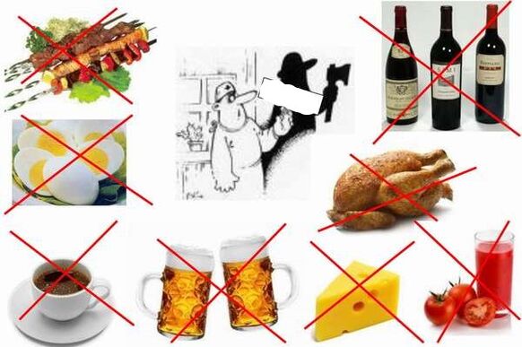If you have gout, you should not eat anything