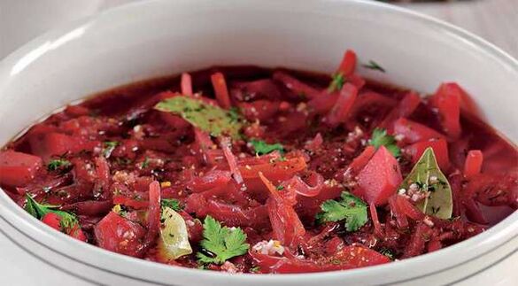 vegetarian borscht