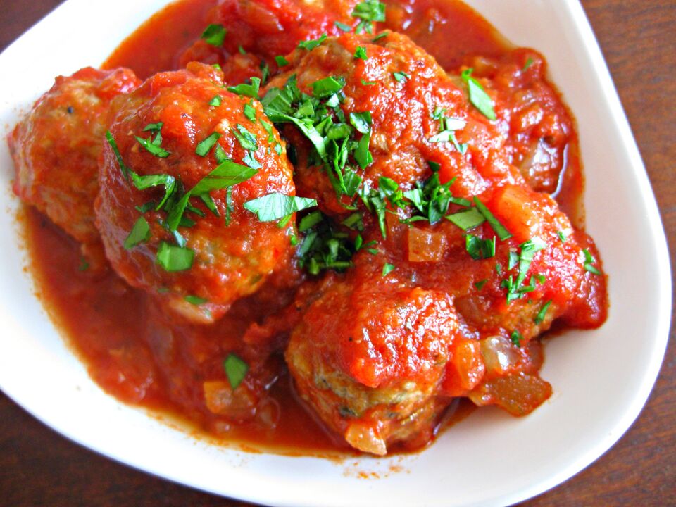 Turkey meatballs - a dietary meat dish in the Japanese diet