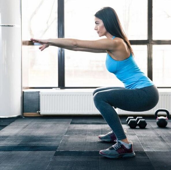 Squats will remove accumulated fat at home