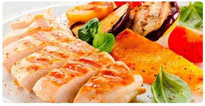 Grilled chicken fillet - delicious dish for 6-petal chicken day